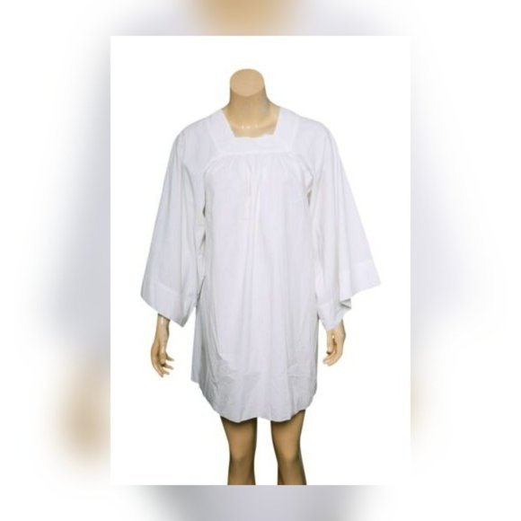 Doen Calder Mini Dress M Women's Casual Raglan Long Sleeves Short Boho NEW 19199 - Picture 2 of 3